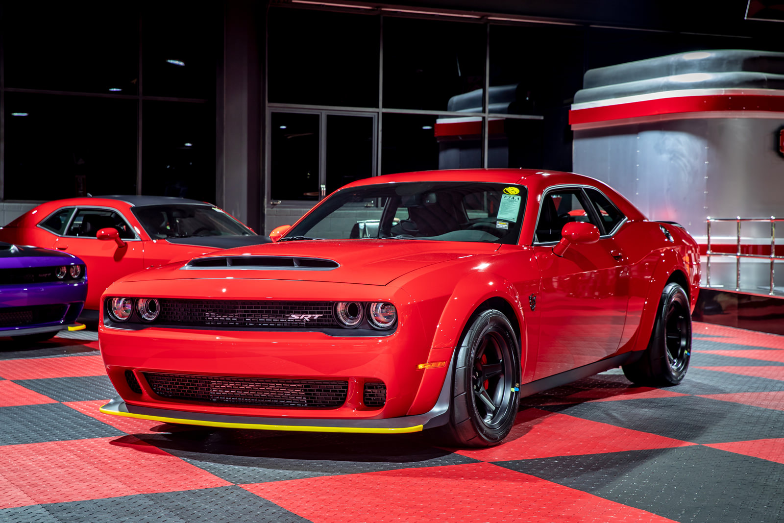 2018 Dodge Demon Red Interior Cabinets Matttroy